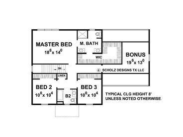 2nd Floor Plan, 031H-0274