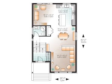 1st Floor Plan, 027H-0299