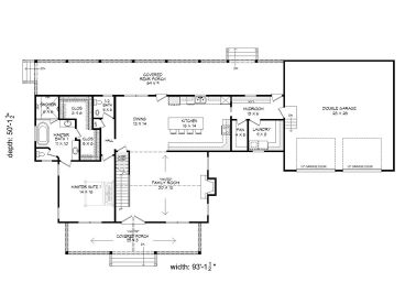 1st Floor Plan, 062H-0114