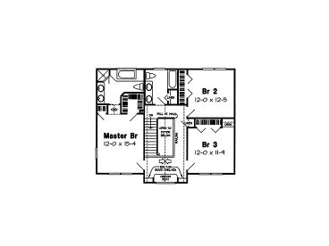2nd Floor Plan, 047H-0016