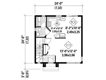 1st Floor Plan, 072H-0171