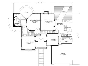 1st Floor Plan, 022H-0064