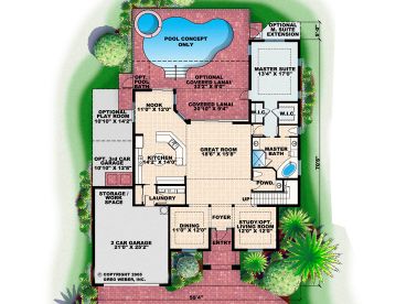 1st Floor Plan, 040H-0055