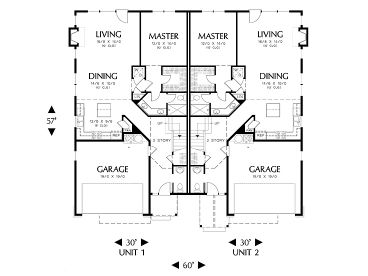 1st Floor Plan, 034M-0020