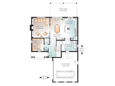 1st Floor Plan, 027H-0338