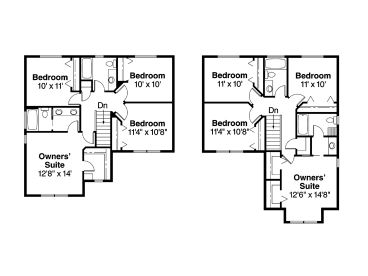 2nd Floor Plan, 051M-0014