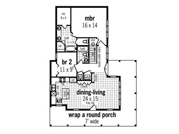 1st Floor Plan, 021H-0226