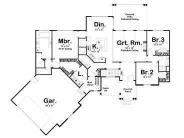 Floor Plan, 050H-0182