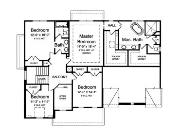 2nd Floor Plan, 046H-0140
