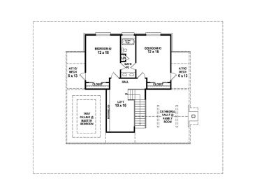2nd Floor Plan, 006H-0169