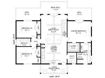 Floor Plan, 062H-0306