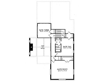 2nd Floor Plan, 029H-0017
