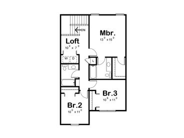 2nd Floor Plan, 031H-0241