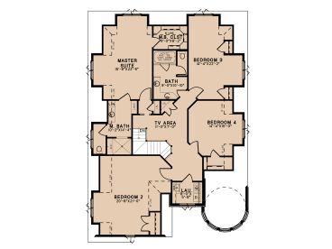 2nd Floor Plan, 074H-0225