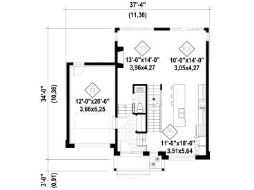1st Floor Plan, 072H-0260