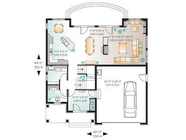 1st Floor Plan, 027H-0164