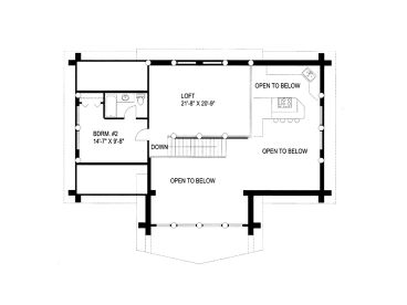 2nd Floor Plan, 012L-0058