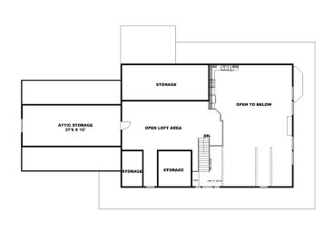 2nd Floor Plan, 012H-0250