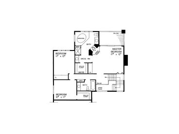 2nd Floor Plan, 057H-0007