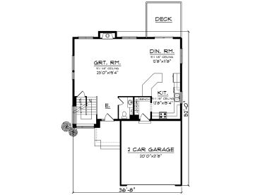 1st Floor Plan, 020H-0469