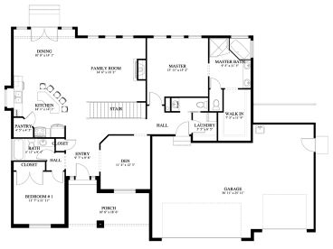 Floor Plan, 065H-0051