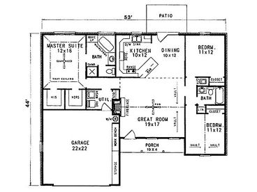 Floor Plan, 004H-0025
