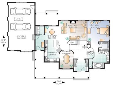 1st Floor Plan, 027H-0026
