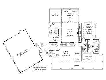 1st Floor Plan, 019H-0215