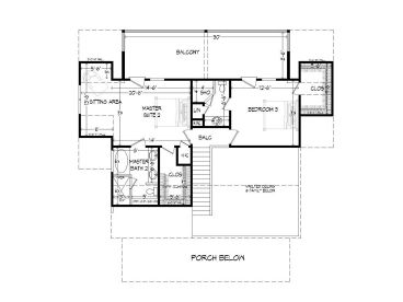 2nd Floor Plan, 062H-0030