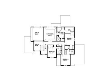 2nd Floor Plan, 007H-0119