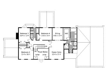 2nd Floor Plan, 023H-0046