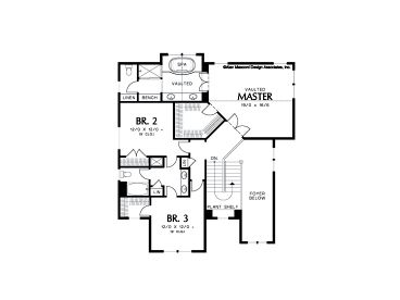 2nd Floor Plan, 034H-0126