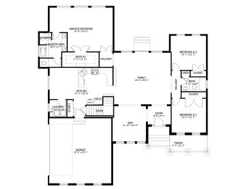 Floor Plan, 065H-0113