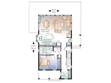 1st Floor Plan, 027H-0271