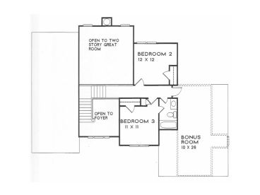 2nd Floor Plan, 045H-0059