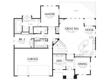 Floor Plan, 034H-0297
