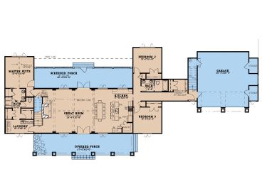 1st Floor Plan, 074H-0156