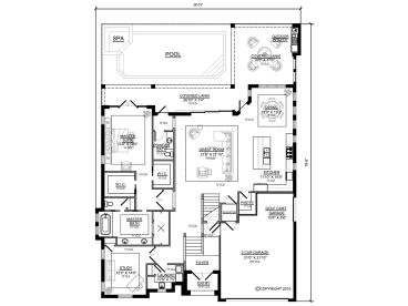 1st Floor Plan, 070H-0068