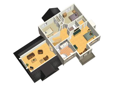 2nd Floor Plan, 072H-0114