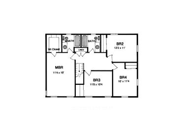 2nd Floor Plan, 014H-0060