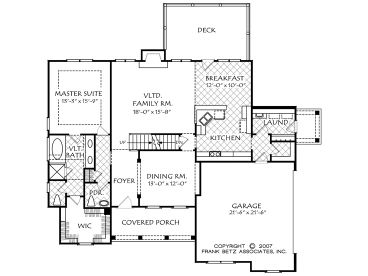 1st Floor Plan, 086H-0057