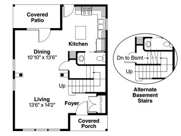1st Floor Plan, 051H-0063