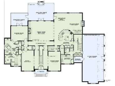 1st Floor Plan, 025H-0228