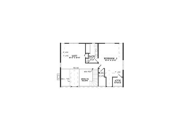 2nd Floor Plan, 025L-0026