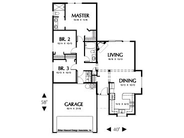 Floor Plan, 034H-0059