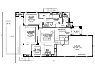 2nd Floor Plan, 070H-0045