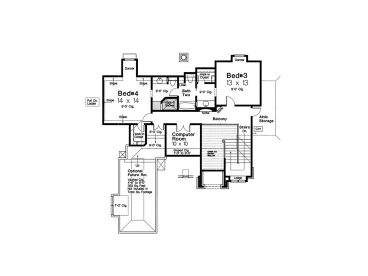 2nd Floor Plan, 002H-0119