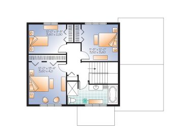 2nd Floor Plan, 027H-0307