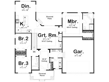 Floor Plan, 050H-0228