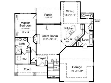 1st Floor Plan, 046H-0001
